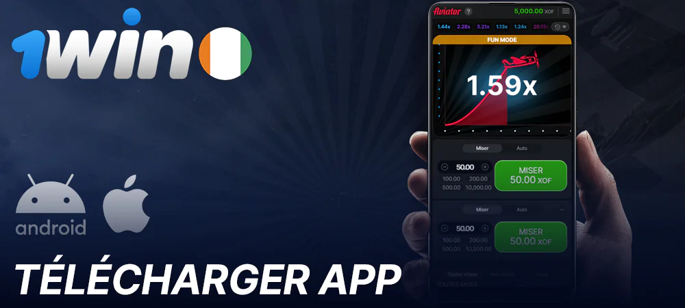 1Win app pour jouer à Aviator