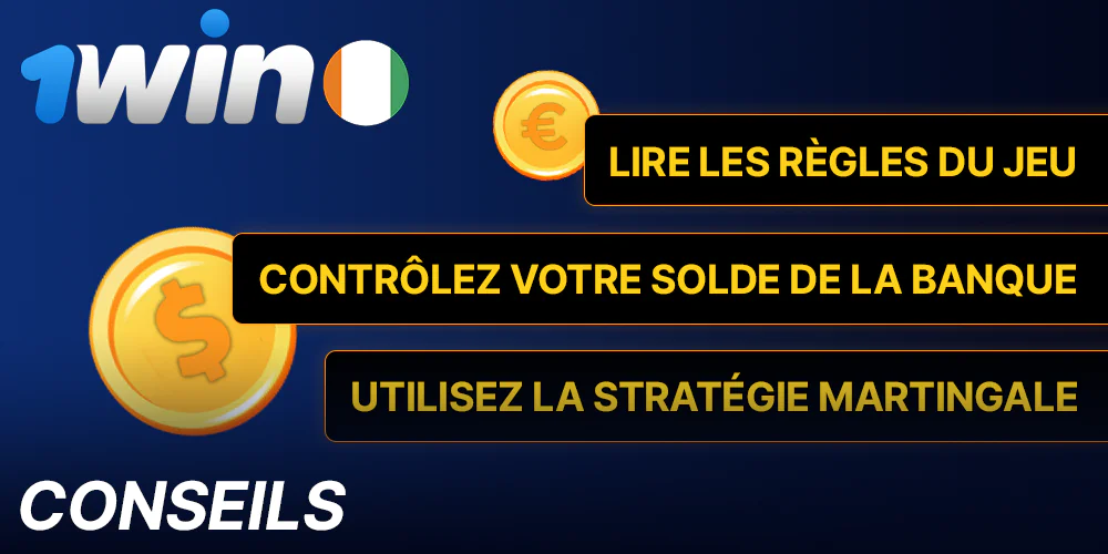 Conseils pour les joueurs de Coin Flip sur 1Win