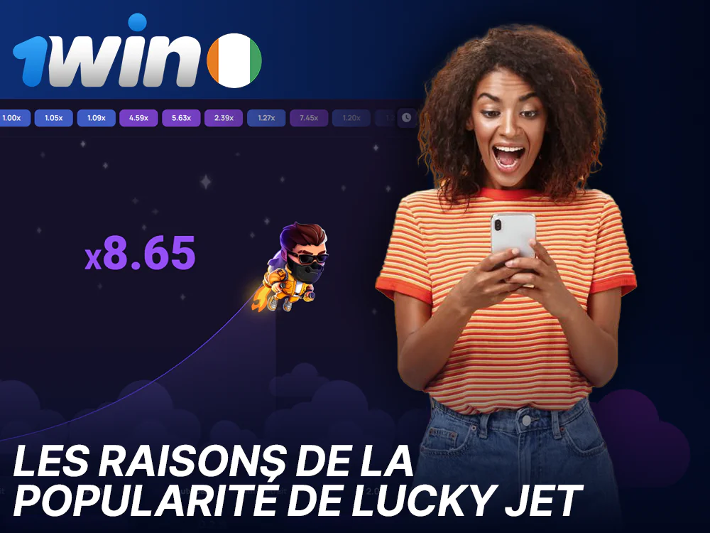 Pourquoi les joueurs de Côte d'Ivoire choisissent-ils Lucky Jet sur 1win ?