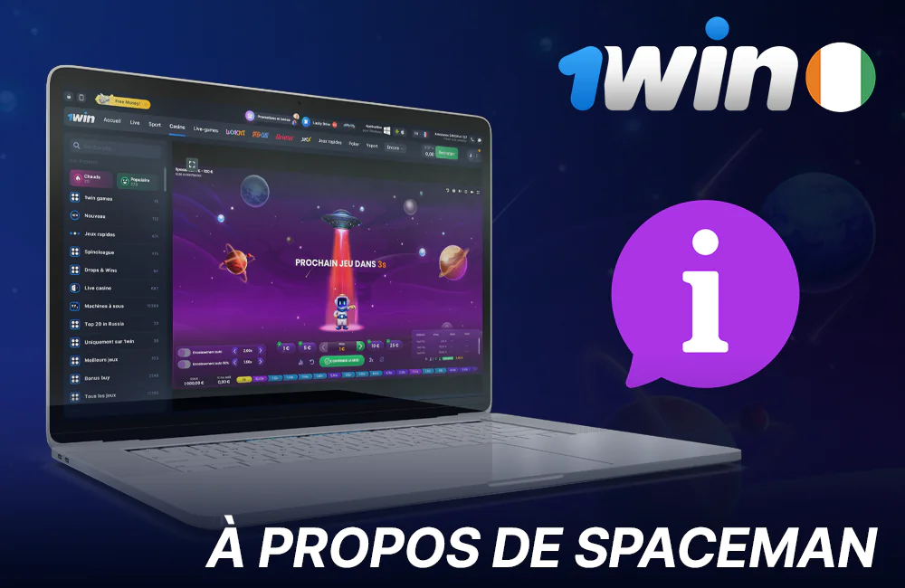 Informations de base sur le jeu Spaceman sur 1win