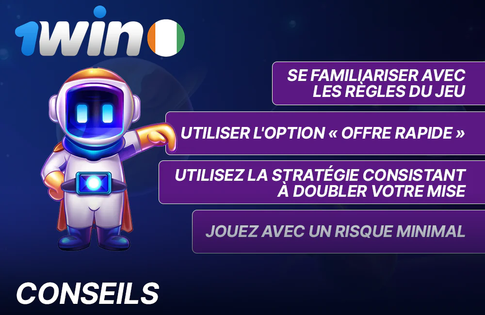 Conseils aux joueurs de Côte d'Ivoire pour jouer à Spaceman sur 1Win