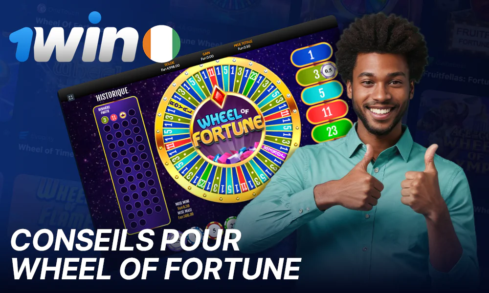 Conseils sur la Wheel of Fortune pour les joueurs de 1Win