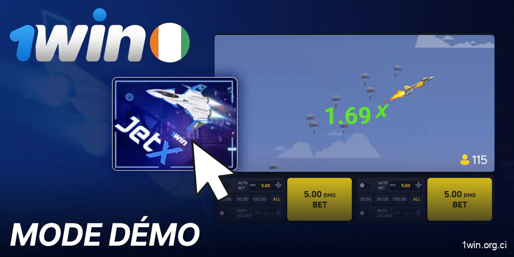 Jouer à JetX sur 1Win en mode démo