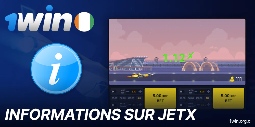 Informations de base sur le jeu JetX de 1Win Casino