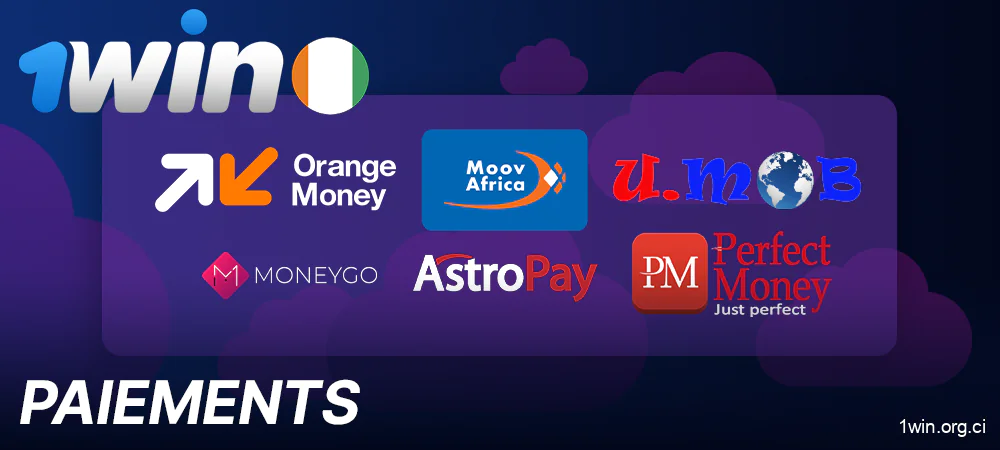 Méthodes de paiement disponibles sur 1win pour jouer à Lucky Jet