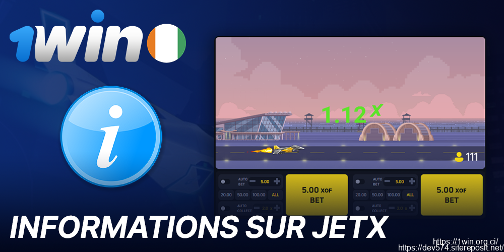 Informations de base sur le jeu JetX de 1Win Casino