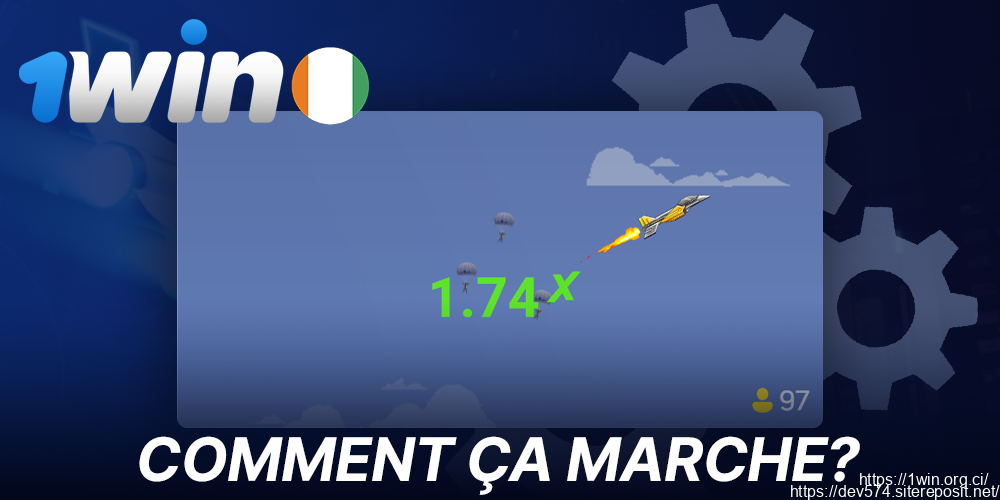 Comment fonctionne le jeu JetX sur 1Win en Côte d'Ivoire